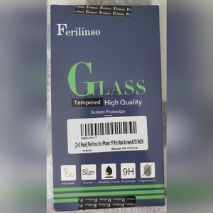NEW Ferilinso Tempered Glass Screen Protector IPhone 11 Pro Max Screen 8.12 INCH